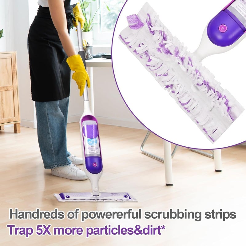 DXSAGVY Replacement Pad Refills Compatible with Swiffer Power Mop-Heavy Duty Wet Mopping Cloths,Muti-Surface Cleaning Solution for Hardwood & Tile Floors,11 Count - Image 3